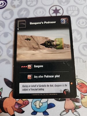 1999 Young Jedi Menace Of Darth Maul Gasgano's Podracer Foil