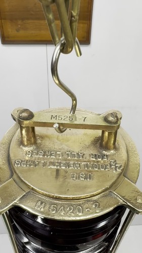 Ship Salvaged Marine Vintage Hanging Nautical Perko Electric Lamp – Set of 2 - Video 1 of 1