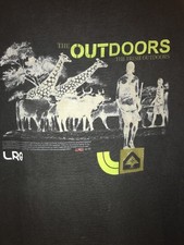 Vintage LRG The Fresh Outdoors Men  s Large Black T-Shirt Tee Made In The USA