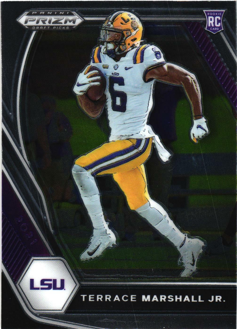 2021 Panini Prizm Draft Picks #157 Terrace Marshall Jr. Rookie Card RC ROOKIE