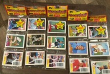1989 TOPPS Lot Baseball Cards Rack Pack 5 Packs / 42 Cards Factory Sealed 