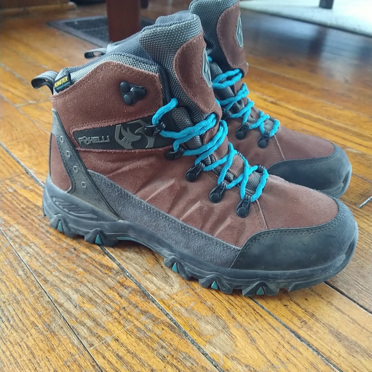 Foxelli Womens Brown Black Lace Up Hiking Boots Size US Kingtex  Waterproofing