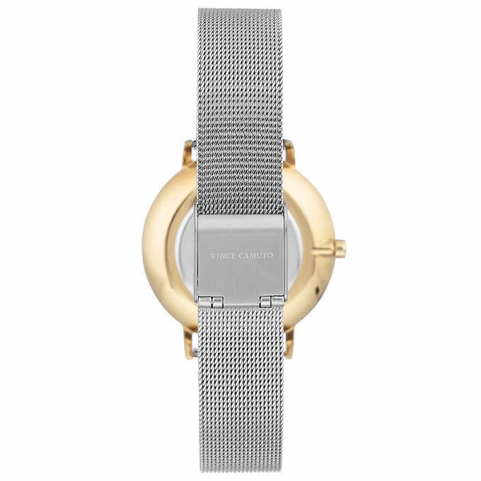Vince Camuto Two Tone Mesh Women s Watch Gold Tone Silver Watch