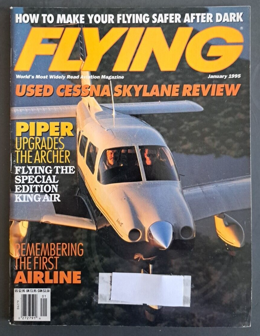 airplanelove様 FLYING MAGAZINE-JANUARY 1995-USED CESSNA SKYLANE REVIEW