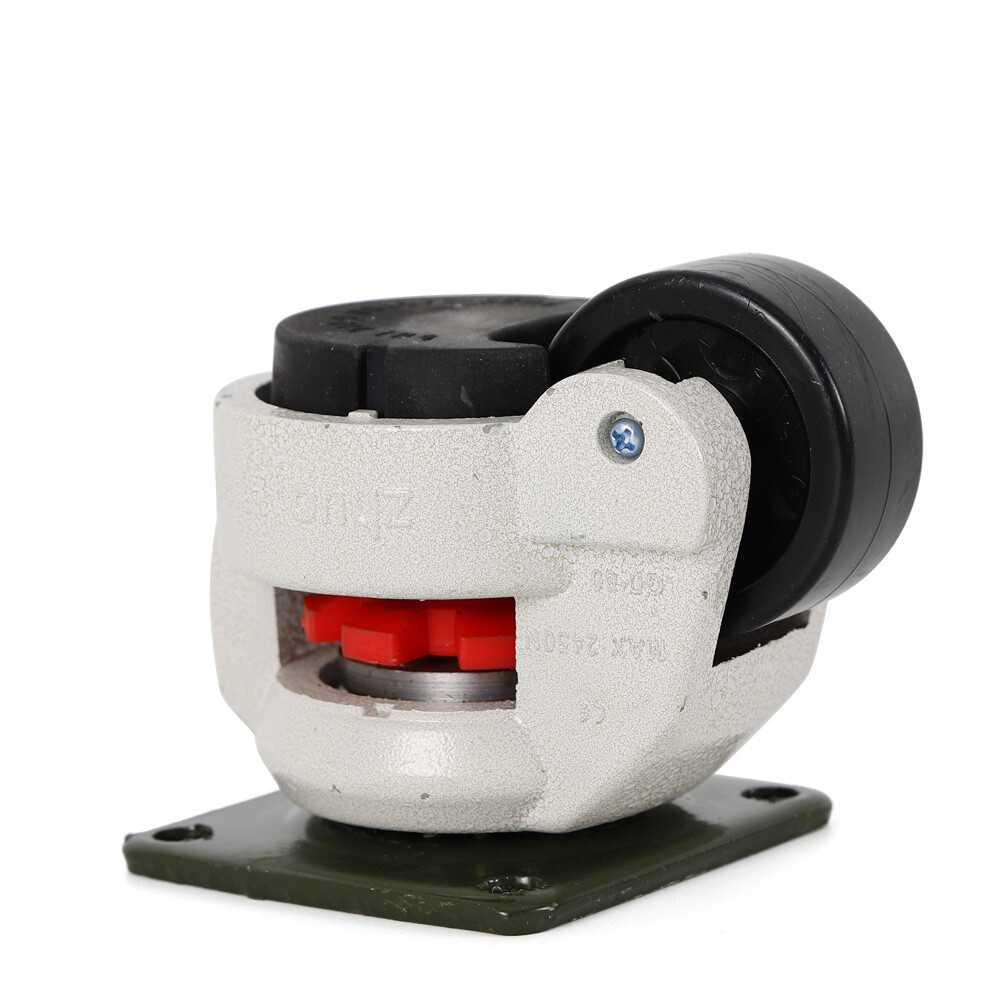 GD80F Set of 4 Leveling Casters High Wearability Low Noise 2200LBS