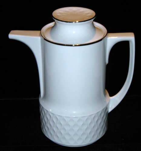Vintage SCHIRNDING BAVARIA SCG54 Embossed White China with Platinum Rim - Picture 64 of 75