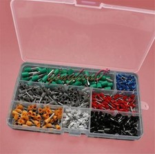 New 600pcs Wire Copper Crimp Connector Insulated Cord Pin End Terminal Box