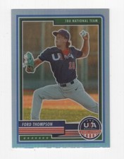 2023 PANINI USA BASEBALL STARS & STRIPES SILVER FORD THOMPSON #17