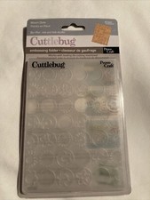 CUTTLEBUG BLOOM DOTS Paper EMBOSSING FOLDER Flowers Floral NEW Provo Craft