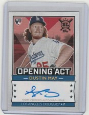 DUSTIN MAY 2020 TOPPS BIG LEAGUE OPENING ACT ROOKIE AUTOGRAPH SIGNATURE AUTO RC