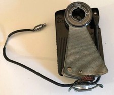 VINTAGE WALZ COLLAPSABLE EXTERNAL CAMERA FLASH TYPE B-BC / WITH LEATHER CASE