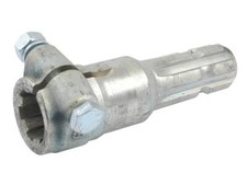 PTO Adapter 1 3/8'' Female to Male Spline 6 with Clamp Bolt - 165mm Length