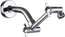 Shower Head Extension Arm, Anti-Leak Solid Brass Adjustable Extender for Rain