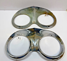 1959 1960 Cadillac Headlight Bezel Set Of 2 Some Pitting 1 1959 1960 Cadillac Headlight Bezel Set Of 2 Some Pitting 1
