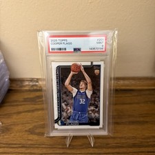 TOPPS Flagship-COOPER FLAGG/Flag ROOKIE Card RC PSA 9-Duke/Mavs/#1 NBA Draft