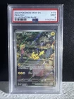 Pikachu IR 173/165 Scarlet & Violet 151 Illustration Rare Holo PSA 9