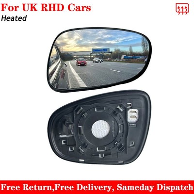 For Lexus ES Series 2014-2017 Heated Wing Mirror Glass Left Passenger Side
