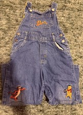 Vintage Winnie the Pooh Denim Overalls 90s- Size 4T