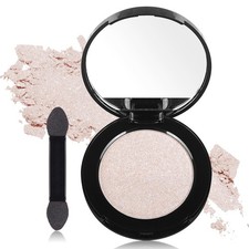 Champagne Shimmer Eyeshadow with Mirror,Shimmer Sparkly Eye Shadow Palette,Pr...