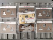 Wandsworth 2 Gang Switched Socket Front Plate Part P454/BB