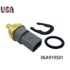 2 pins Coolant Temperature Sensor and O-Ring For Volkswagen VW Audi 06A 919 501A