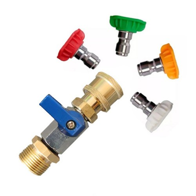 #ad Pressure Washer Adapter M22 14mm with OnOff Switch for Hose Sizes 14mm and 15mm $16.38