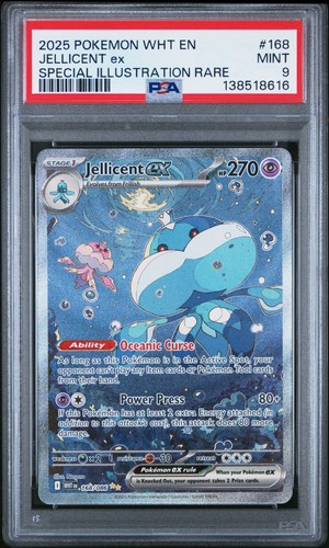 Jellicent ex graded PSA 9 for sale on eBay