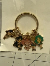 Pretty Guardian Sailor Moon Channel Keychain Neptune Pluto Chibimoon Uranus
