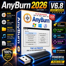 AnyBurn 2026 V 6.8 DVD CD & DVD Burning Softw...