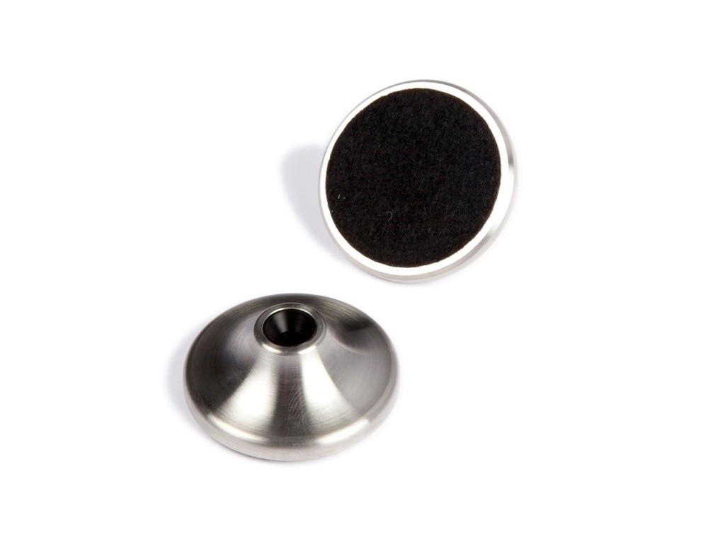 Track Audio Isolation Cups Sottopunte in Acciaio Inox e Delrin - Set 4pz