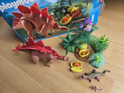 Playmobil 5232 Stegosaurus mit Nest NEUWERTIG KOMPLETT Dinosaurier Dino Baby Egg