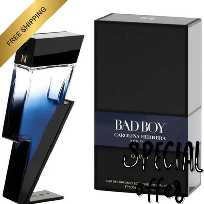 Bad Boy Cobalt by Carolina Herrera Eau De Parfum 3.4 oz New In Box