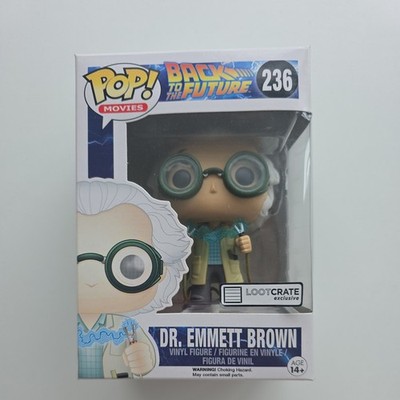 Funko Pop! Vinyl: Dr. Emmett Brown #236 Back to the Future Lootcrate Exclusive