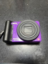 PENTAX Optio RZ10 Digital Camera 14MP 10x Zoom Violet Tested Compact Model
