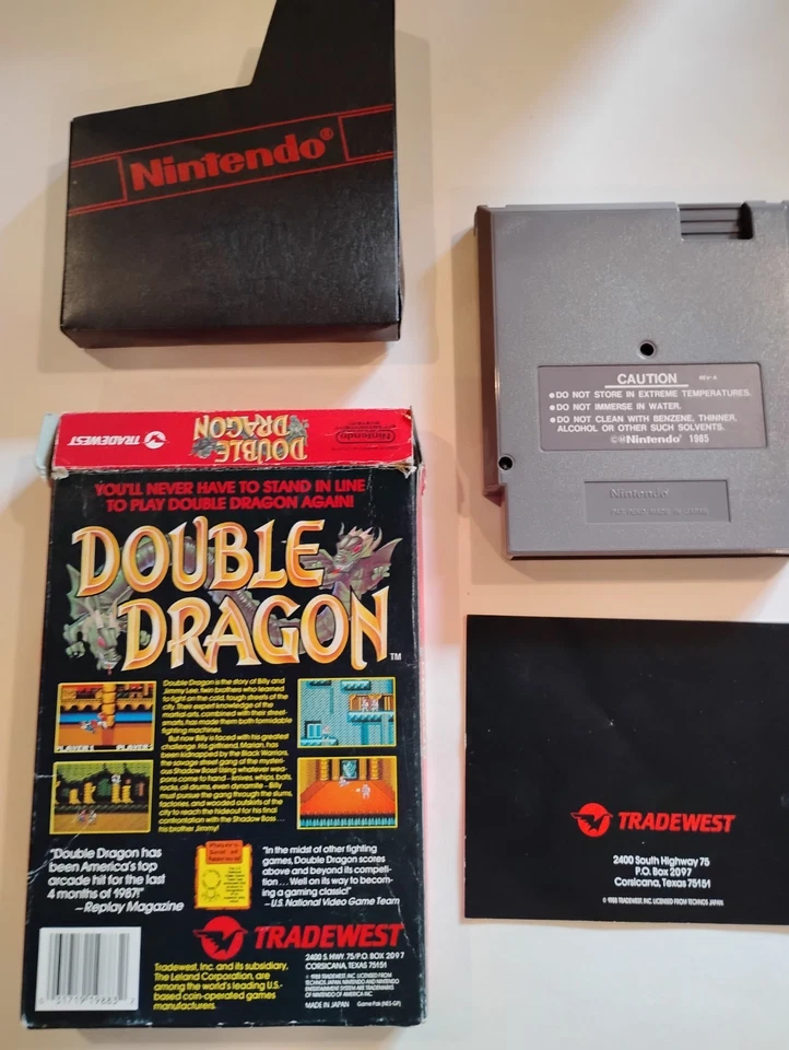 Double Dragon, NES, CIB Complete TESTED AND WORKS! - Image 2 of 4
