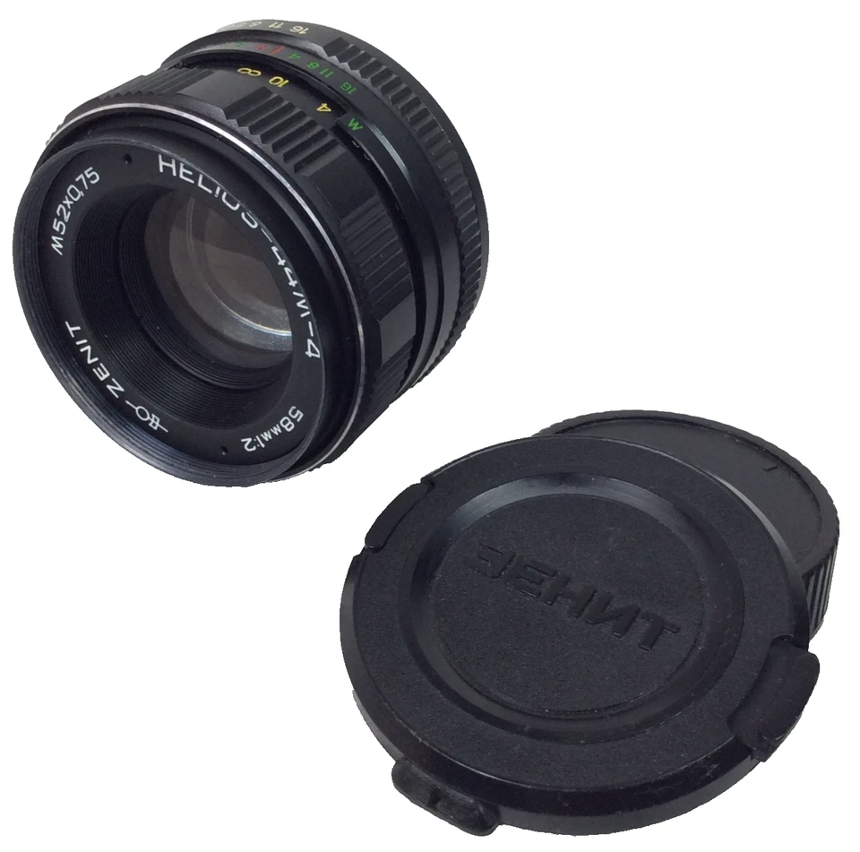 HELIOS-44M-4 ZENIT 58mm f/2 M42 Mount Standard Prime Camera Lens New version - Image 2 of 4