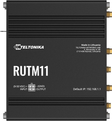 4779051840496 Teltonika RUTM11 router przemysłowy 4G / LTE (RUTM11000000) TELTON