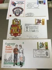 GB STAMPS RARE FIRST DAY COVER 1971 ANNIVERSARIES 3 SOUVENIRS