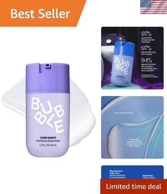 Over Night Hydrating Sleep Mask - Gentle Exfoliating Overnight Face Mask for ...
