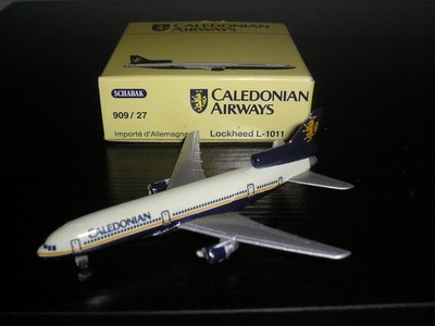 Schabak 1:600  British Caledonian L-1011 ''Tristar'' (bw= black wheels/with box!)