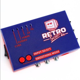 RetroScaler2x AV to HDMI Up-Scaler Converter Line-Doubler Retro Consoles PS2 N64