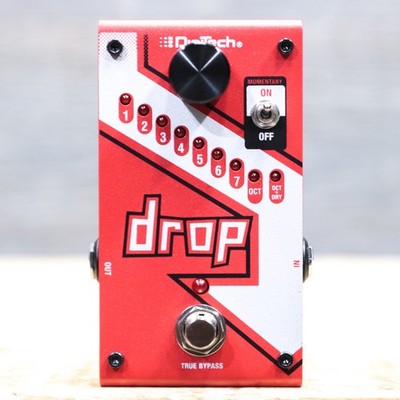 DigiTech Drop Compact Polyphonic Drop Tune Pitch-Shifter Effect Pedal w/Adapter