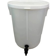 25 LITRE HOME BREW BEER BUCKET BREWERS BREWING BUCKET STORAGE WITH TAP