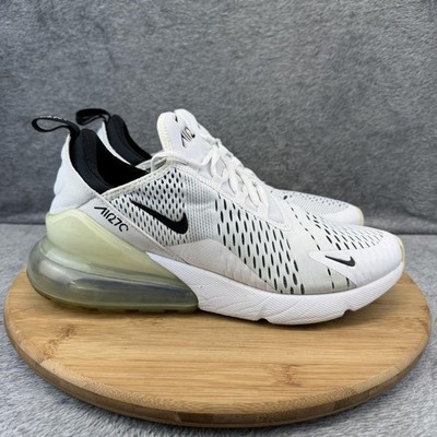 Nike Air Max 270 Shoes Womens Size 10 White Mesh Running Sneakers AH6789-100