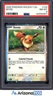 Pokemon 2025 Eevee 133/165 Holo Snowflake Stamp Holiday Calendar PSA 8