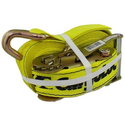 Cargoloc 82291 27 ft. x 2 in. 10000 lbs Racheting Tie Down J-Hooks