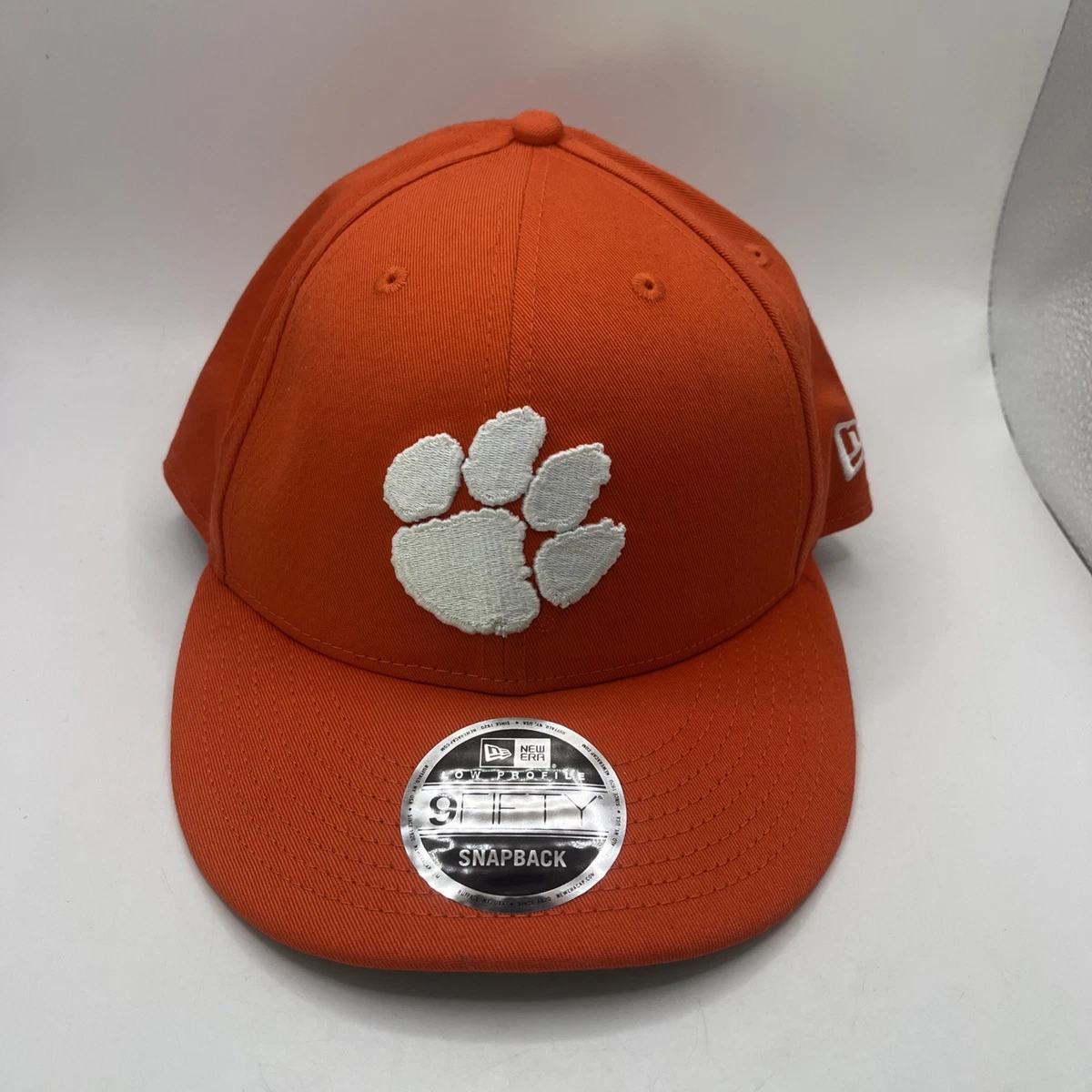 New Era Clemson Tigers 9FIFTY – Berretto Snapback Vintage A Righe – Arancione E Viola - 4