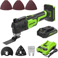 3° Oscill... 24V Cordless Oscillating Multi Tool with 13 Accessories  6 Speed