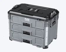 BRAND NEW IN BOX Flex FS1105 Stack Pack 3-Drawer Tool Box