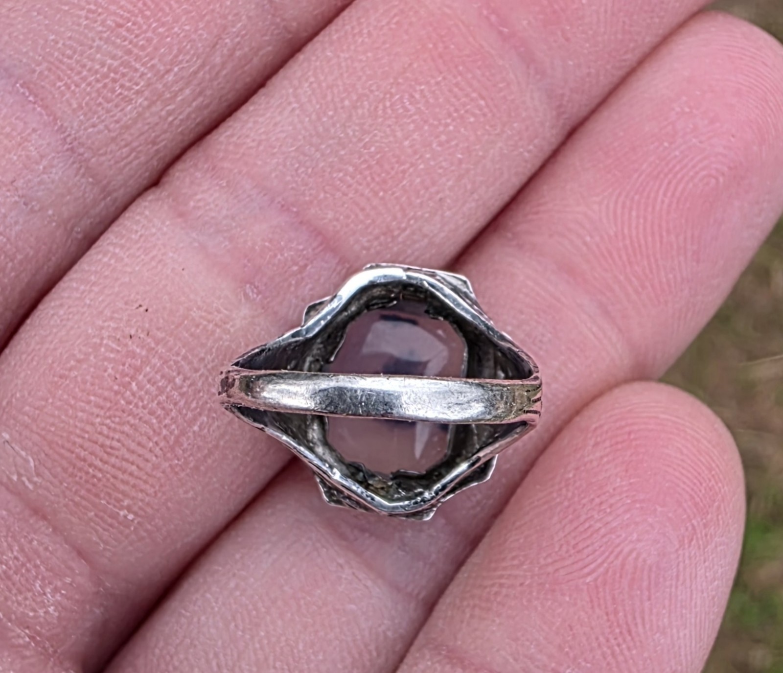 Vintage dendritic agate Ring - image 2